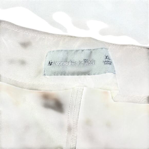 Abercrombie Beige Stretch Waist Pull On Trouser Sz XL Tall Office Work Career - Picture 8 of 11